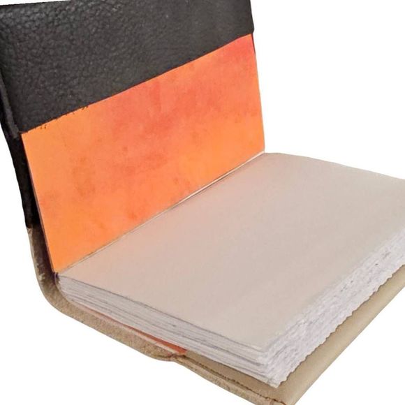 Handmade Hardbound Leather Journal Notebook - Picture 2 of 5